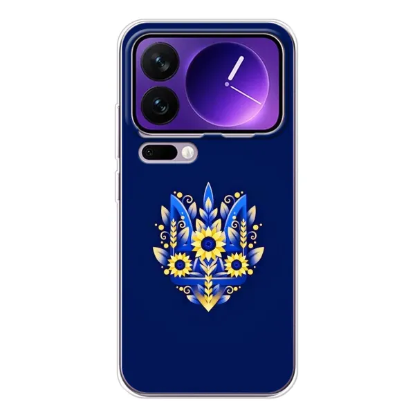 Чехол с рисунком «Цветущий Герб» для Xiaomi 17 Pro Max