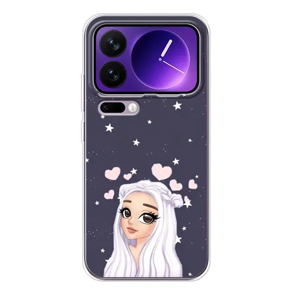 Чехол с рисунком «Девушка и сердечки» для Xiaomi 17 Pro Max Чехол с рисунком «Девушка и сердечки» для Xiaomi 17 Pro Max