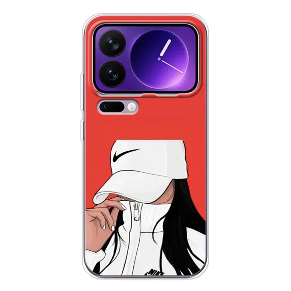 Чехол с рисунком «Девушка Nike» для Xiaomi 17 Pro Max Чехол с рисунком «Девушка Nike» для Xiaomi 17 Pro Max