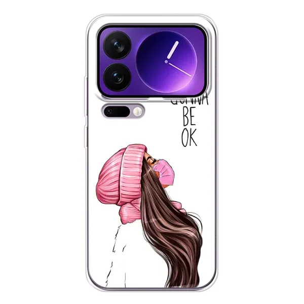 Чехол с рисунком «Девушка в маске» для Xiaomi 17 Pro Max Чехол с рисунком «Девушка в маске» для Xiaomi 17 Pro Max