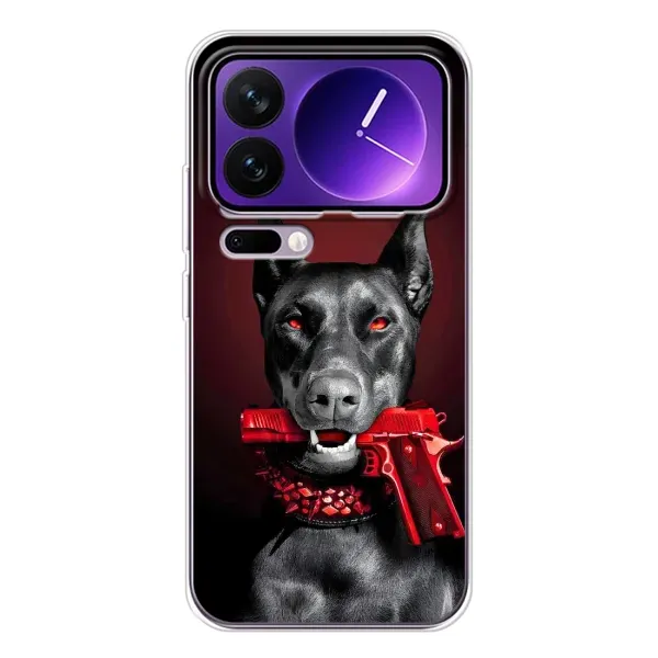 Чехол с рисунком «Доберман злой» для Xiaomi 17 Pro Max Чехол с рисунком «Доберман злой» для Xiaomi 17 Pro Max