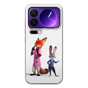 Силіконовий чохол з принтом Зоотрополіс для Xiaomi 17 Pro Max (Джуді і Нік)