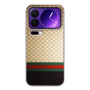 Чохли бренд ГУЧЧІ для Xiaomi 17 Pro Max (Фон Гуччі)