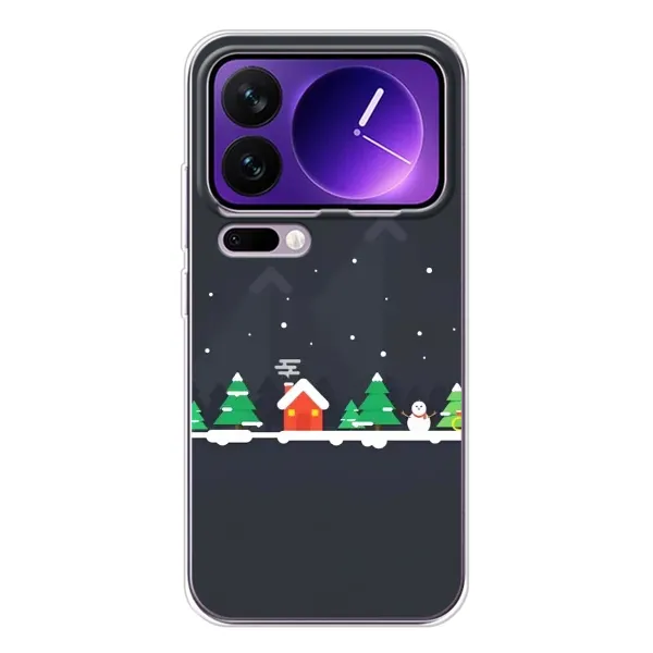 Чехол с рисунком «Город зимний» для Xiaomi 17 Pro Max Чехол с рисунком «Город зимний» для Xiaomi 17 Pro Max