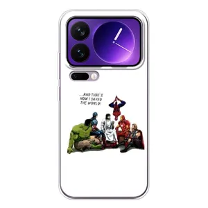 Чехлы для Xiaomi 17 Pro Max (Для Христиан) (Иисус супергерой)