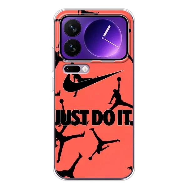 Чехол с рисунком «Just Do It» для Xiaomi 17 Pro Max Чехол с рисунком «Just Do It» для Xiaomi 17 Pro Max