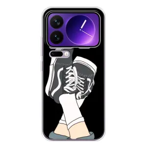 Чехол с Прикольным принтом на Xiaomi 17 Pro Max (Кеды)