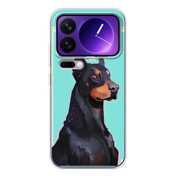 Чехол с рисунком «Король доберман» для Xiaomi 17 Pro Max Чехол с рисунком «Король доберман» для Xiaomi 17 Pro Max
