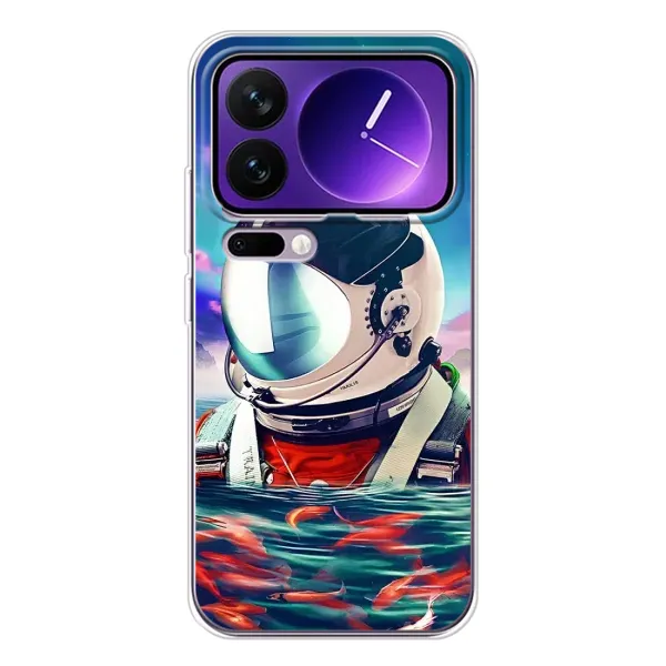 Чехол с рисунком «Космонавт в воде» для Xiaomi 17 Pro Max Чехол с рисунком «Космонавт в воде» для Xiaomi 17 Pro Max