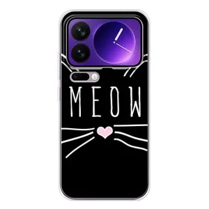Бампер с изображением Котиков для Шяоми семнадцать Про Макс (КОТИК MEOW)