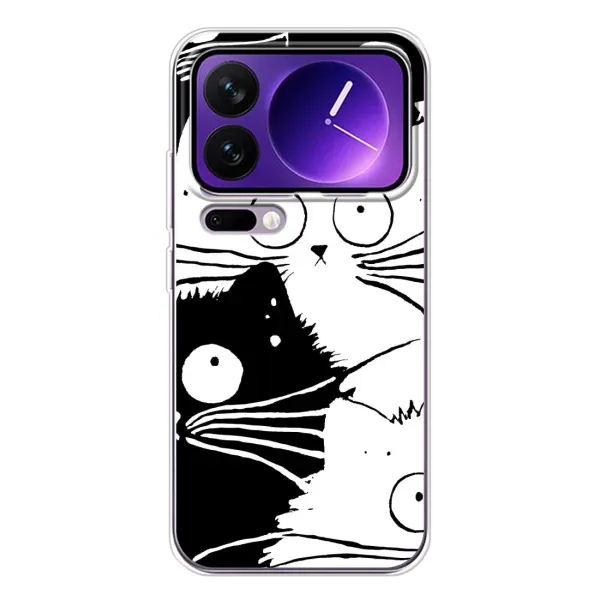 Чехол с рисунком «КОТИКИ» для Xiaomi 17 Pro Max Чехол с рисунком «КОТИКИ» для Xiaomi 17 Pro Max