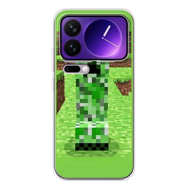 Чехол с рисунком «Крипер 2» для Xiaomi 17 Pro Max Чехол с рисунком «Крипер 2» для Xiaomi 17 Pro Max