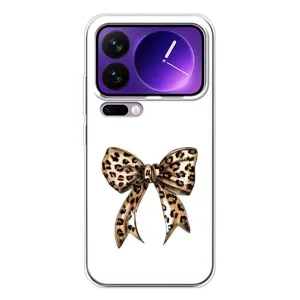 Чохол банти для Xiaomi 17 Pro Max (Леопардовий бант)