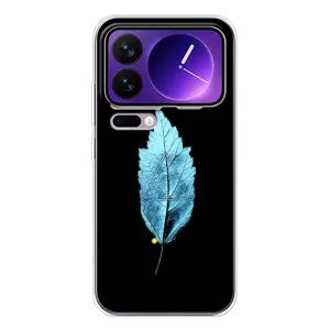 Чехол с картинками на черном фоне для Xiaomi 17 Pro Max (Листочек)