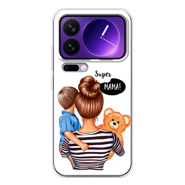Чехол с рисунком «Мама и сын» для Xiaomi 17 Pro Max Чехол с рисунком «Мама и сын» для Xiaomi 17 Pro Max