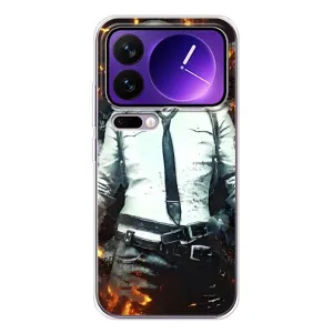 Силиконовый чехол с картинкой "Герой Pubg" на Xiaomi 17 Pro Max (Man Пубг)