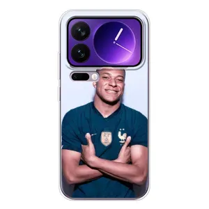 Чехол (TPU) с Футболистом на Xiaomi 17 Pro Max (Мбаппешичка)