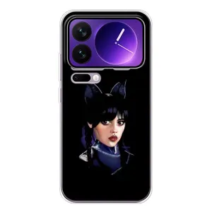 Чохол з картинкою Венсдей на Xiaomi 17 Pro Max (Мила Венсдей)