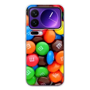 Чохол з зображенням смачної їжі для Xiaomi 17 Pro Max (Різнокольорові M&M'S)