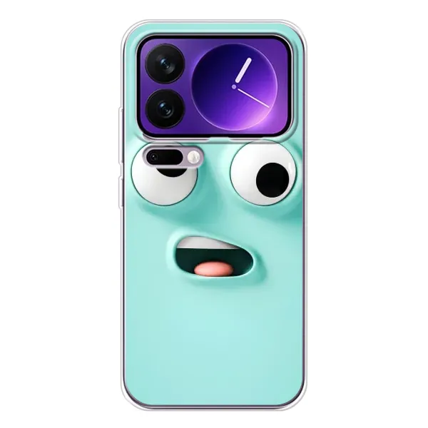 Чехол с рисунком «Забавное мятное лицо» для Xiaomi 17 Pro Max Чехол с рисунком «Забавное мятное лицо» для Xiaomi 17 Pro Max