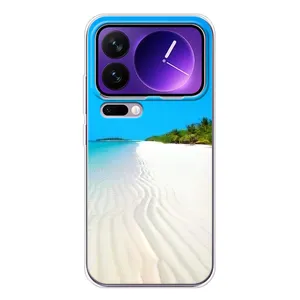 Летний Чехол на Xiaomi 17 Pro Max (Море песок)