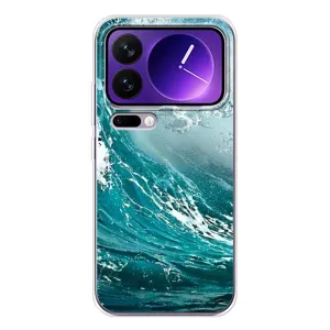 Летний Чехол на Xiaomi 17 Pro Max (Морская волна)