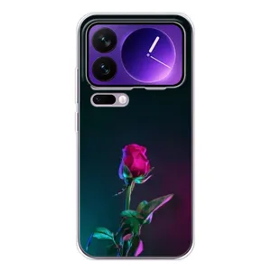Чохли з принтом Троянд для Xiaomi 17 Pro Max (Нічна троянда)