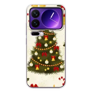 Чохол новорічна ялинка на Xiaomi 17 Pro Max (Новорічний принт)