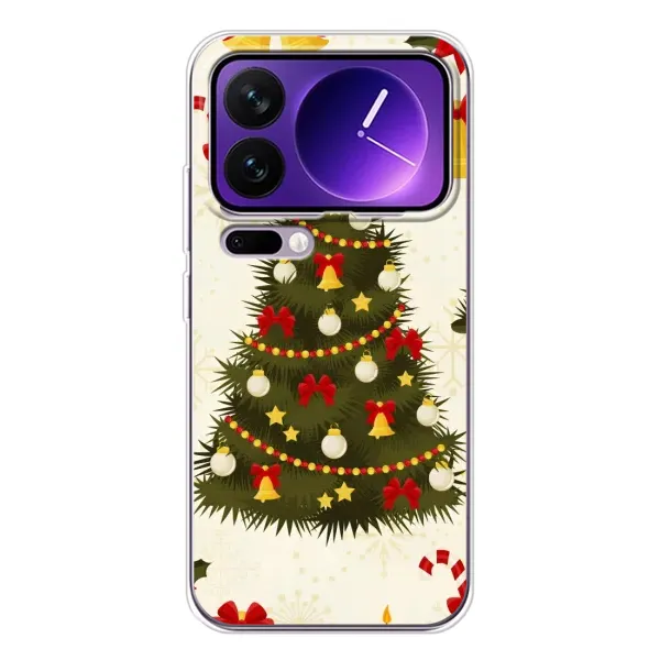 Чехол с рисунком «Новогодний принт» для Xiaomi 17 Pro Max Чехол с рисунком «Новогодний принт» для Xiaomi 17 Pro Max