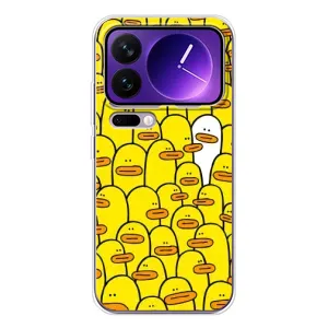 Силиконовый бампер с картинкой животных для Xiaomi 17 Pro Max (Особенный)