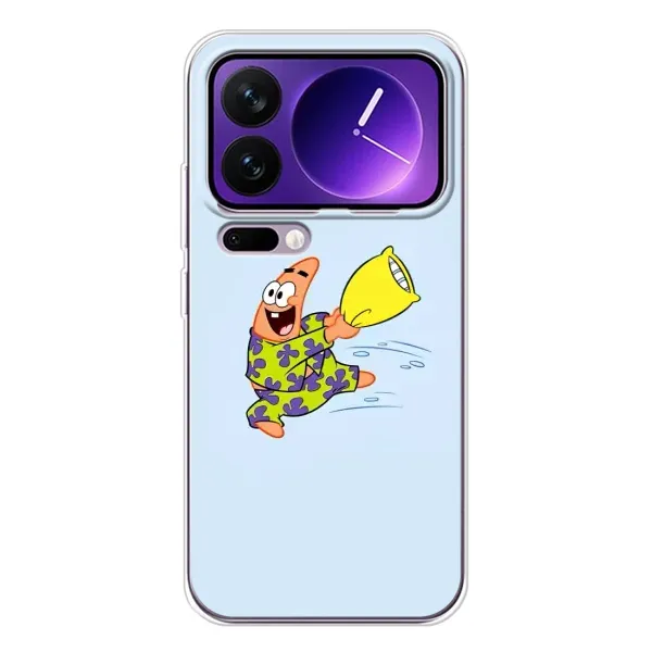 Чехол с рисунком «Патрик с подушкой» для Xiaomi 17 Pro Max Чехол с рисунком «Патрик с подушкой» для Xiaomi 17 Pro Max