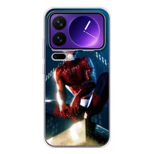 Чехол Супергерой Человека Паука на Xiaomi 17 Pro Max (Паук на доме)
