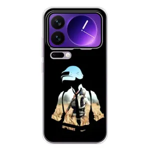 Силиконовый чехол с картинкой "Герой Pubg" на Xiaomi 17 Pro Max (Пубг мен)