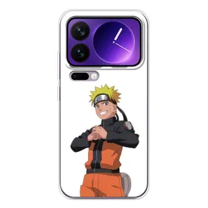 Чохли з принтом НАРУТО на Xiaomi 17 Pro Max (Веселий Наруто)