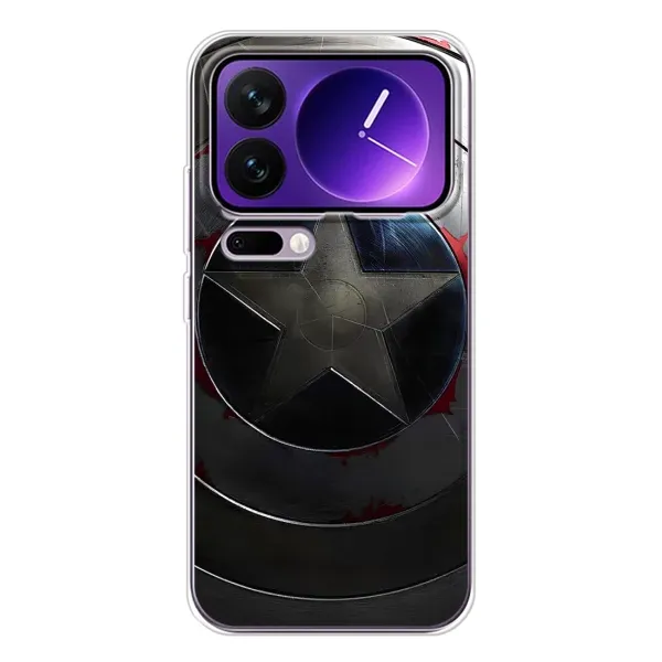 Чехол с рисунком «Ретро Щит Капитана» для Xiaomi 17 Pro Max Чехол с рисунком «Ретро Щит Капитана» для Xiaomi 17 Pro Max