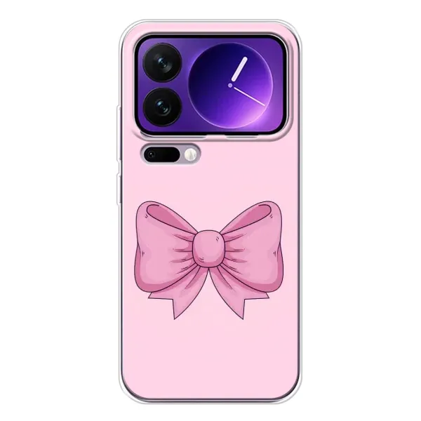 Чехол с рисунком «Розовый бантик» для Xiaomi 17 Pro Max Чехол с рисунком «Розовый бантик» для Xiaomi 17 Pro Max