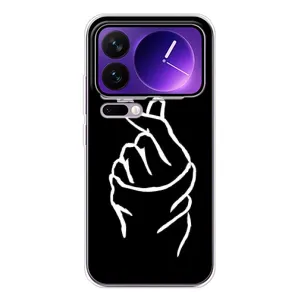 Чохол (Знак сердечка) для Xiaomi 17 Pro Max (Сердечко на чорному)