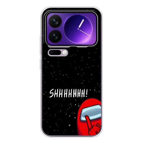 Чехол с рисунком «SHHHHH» для Xiaomi 17 Pro Max Чехол с рисунком «SHHHHH» для Xiaomi 17 Pro Max