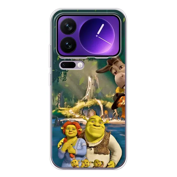 Чехол с рисунком «Шрек и Фиона» для Xiaomi 17 Pro Max Чехол с рисунком «Шрек и Фиона» для Xiaomi 17 Pro Max
