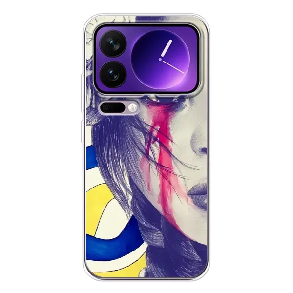 Чехол с рисунком «Слезы Украины» для Xiaomi 17 Pro Max Чехол с рисунком «Слезы Украины» для Xiaomi 17 Pro Max