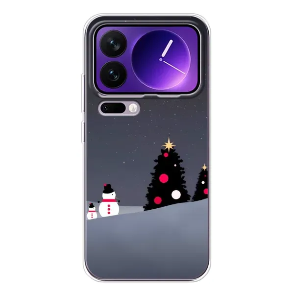 Чехол с рисунком «Снеговички» для Xiaomi 17 Pro Max Чехол с рисунком «Снеговички» для Xiaomi 17 Pro Max