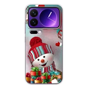 Чохли на Новий Рік Xiaomi 17 Pro Max (Сніговик в шапці)