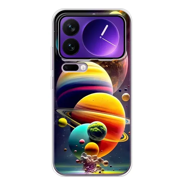 Чехол с рисунком «Солнечна система» для Xiaomi 17 Pro Max Чехол с рисунком «Солнечна система» для Xiaomi 17 Pro Max