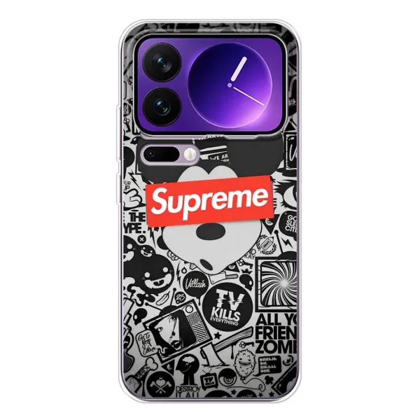 Чехол с рисунком «Supreme Маус» для Xiaomi 17 Pro Max Чехол с рисунком «Supreme Маус» для Xiaomi 17 Pro Max