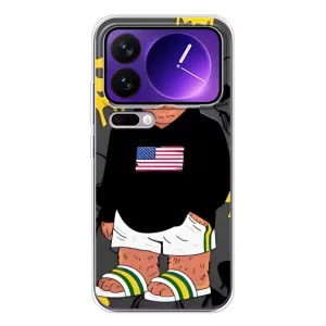 Чехлы Мишка Тедди для Шяоми семнадцать Про Макс (Teddy USA)