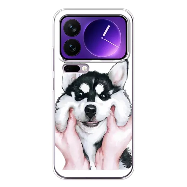 Чехол с рисунком «Собака Хаски» для Xiaomi 17 Pro Max
