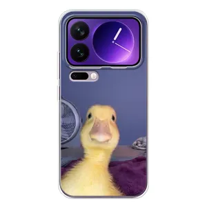 Бампер с принтом Мемы для Xiaomi 17 Pro Max (Утка)