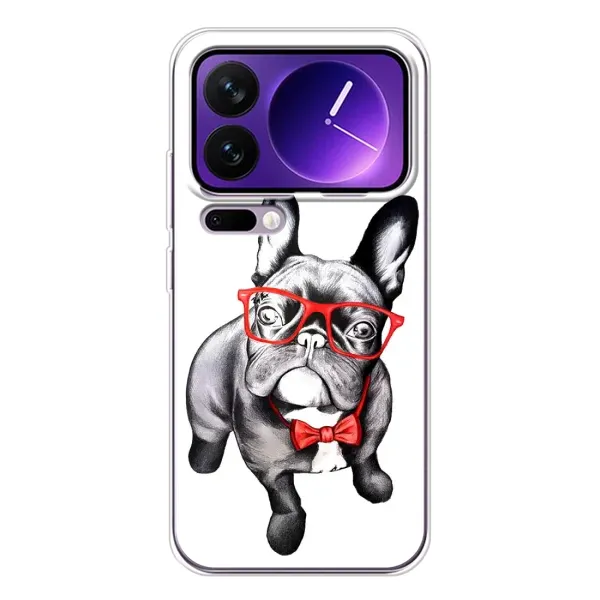 Чехол с рисунком «В очках» для Xiaomi 17 Pro Max