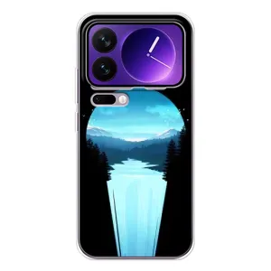 Летний Чехол на Xiaomi 17 Pro Max (Синий Водопад)