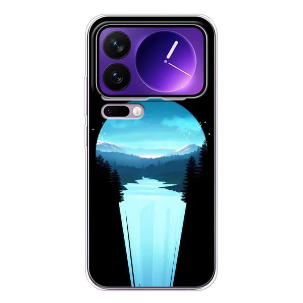 Чехол с рисунком «Синий Водопад» для Xiaomi 17 Pro Max Чехол с рисунком «Синий Водопад» для Xiaomi 17 Pro Max